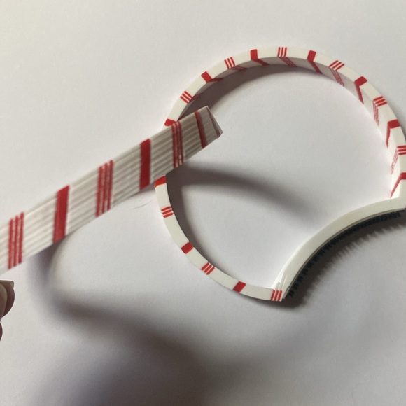 Candy cane 3d printed interchangeable ears - Picture 2 of 3